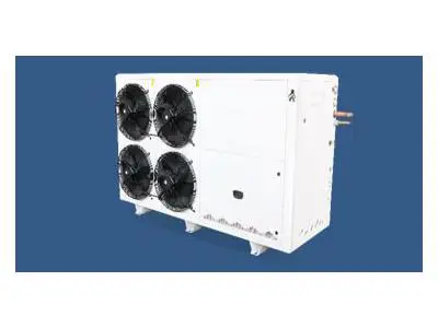 Semi Hermetic 20 Hp Bitzer Condensing Unit Evaporator Industrial Cooling Device