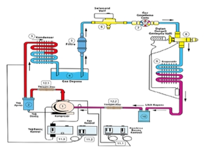 Unité de condensation Bitzer semi-hermétique de 40 CV avec évaporateur - Appareil de refroidissement industriel - 4
