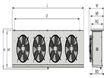 Groupe Condensateur Bitzer Semi-Hermétique 25 Hp Avec Évaporateur Dispositif de Refroidissement Industriel - 3