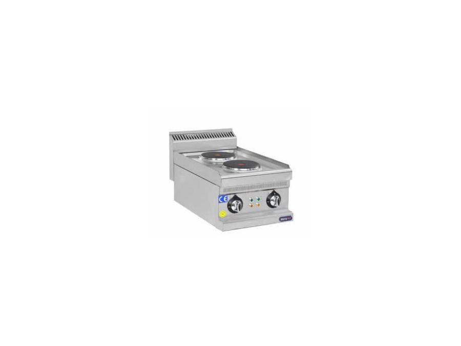 400x630x270 mm Paslanmaz 2 Pleyt Elektrikli Set Üstü Ocak
