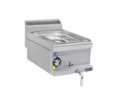 Bain-marie électrique en acier inoxydable de 400x700x270 mm