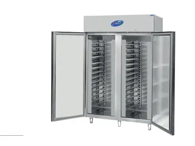 1400 Lt Stainless Double Door Patisserie Industrial Type Upright Refrigerator