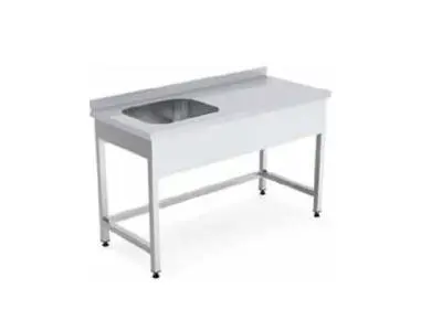 1200x700x850 mm Single Sink Kitchen Work Bench