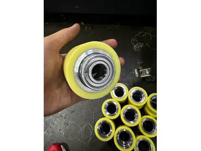 custom production of pallet jack wheels