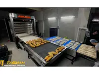 700 Pieces / Hour Stone Based Tube Oven And Robot Automation Systems