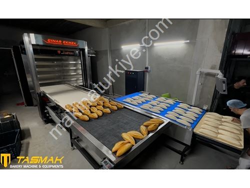 1400 Pieces / Hour Stone Based Tube Oven And Robot Automation System