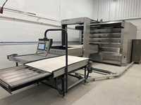 1400 Pieces / Hour Stone Based Tube Oven And Robot Automation System - 3