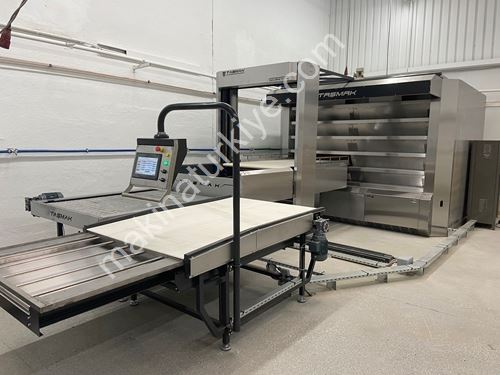 1400 Pieces / Hour Stone Based Tube Oven And Robot Automation System