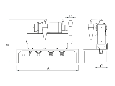 30 Ton/Hour Cereal Drum Sieve - 1