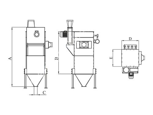 6 Torbalı Kare Tip Jet Pulse Filtre