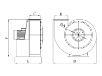 5.5 Kw Aspiratör Tip Salyangoz Fan - 1