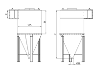 ⌀ 120 Mm Çıkışlı Tahıl Ve Hububat Toz Siklonu - 1