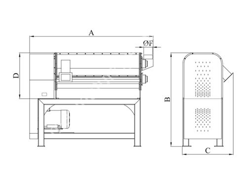 5,5 Ton / Saat Turbo Tavlama Makinası