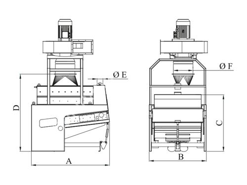 8-10 Ton / Saat Hububat Tambur Elek