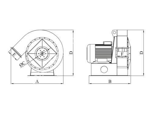 30 Kw Pnömatik Salyangoz Fan