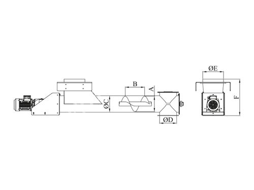 Ø150 Mm Tahıl Hububat Taşıma Tüp Helezon