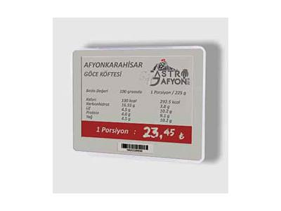 4.2 İnç Elektronik Raf Etiketi - 0