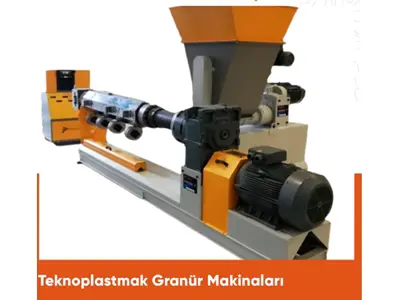 Ø100 140-220 Kg/Saat Plastik Geri Dönüşüm Granül Ekstruder