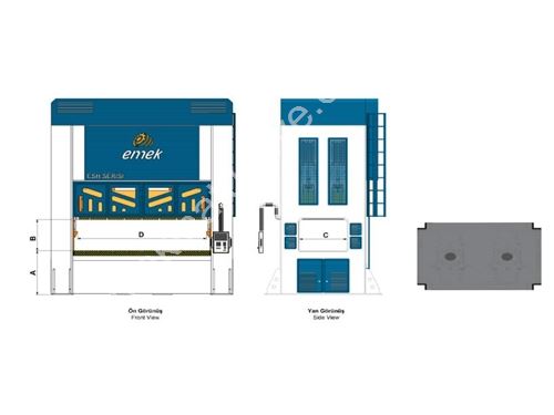 300 Ton Hava Kavramalı H Tipi Eksantrik Pres