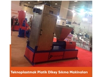 200-300 kg/saat Paslanmaz Dikey Plastik Sıkma Makinası - 0