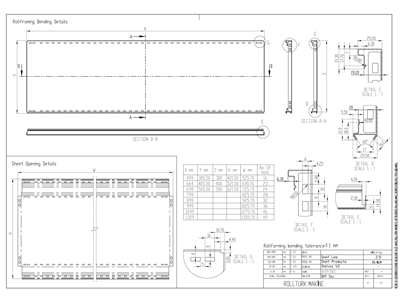 Market Rafı Roll Form Makinesi - 1