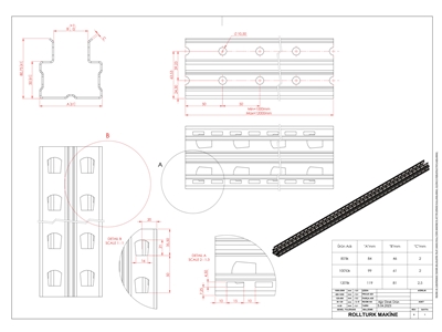 Depo Rafı Üretim Hattı Roll Form Makinesi - 1