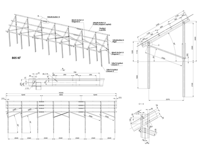 Güneş Enerji Profili Roll Form Makinesi - 1