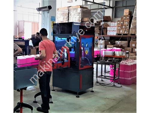 Linear Automatic Press Cap Sealing Machine