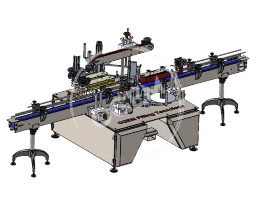 Machine à étiqueter automatique à double sens
