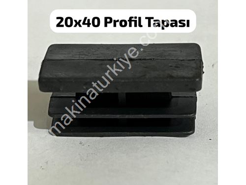 20X40 mm Profil Plastik Tapa