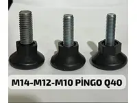 Pied pivotant M14-M12-M10 Pingo Q40 avec diamètre de 40