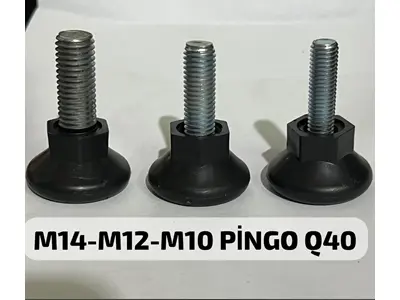 Pied pivotant M14-M12-M10 Pingo Q40 avec diamètre de 40