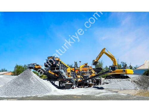 220-340 Ton / Hour Mobile Cone Crushing Plant