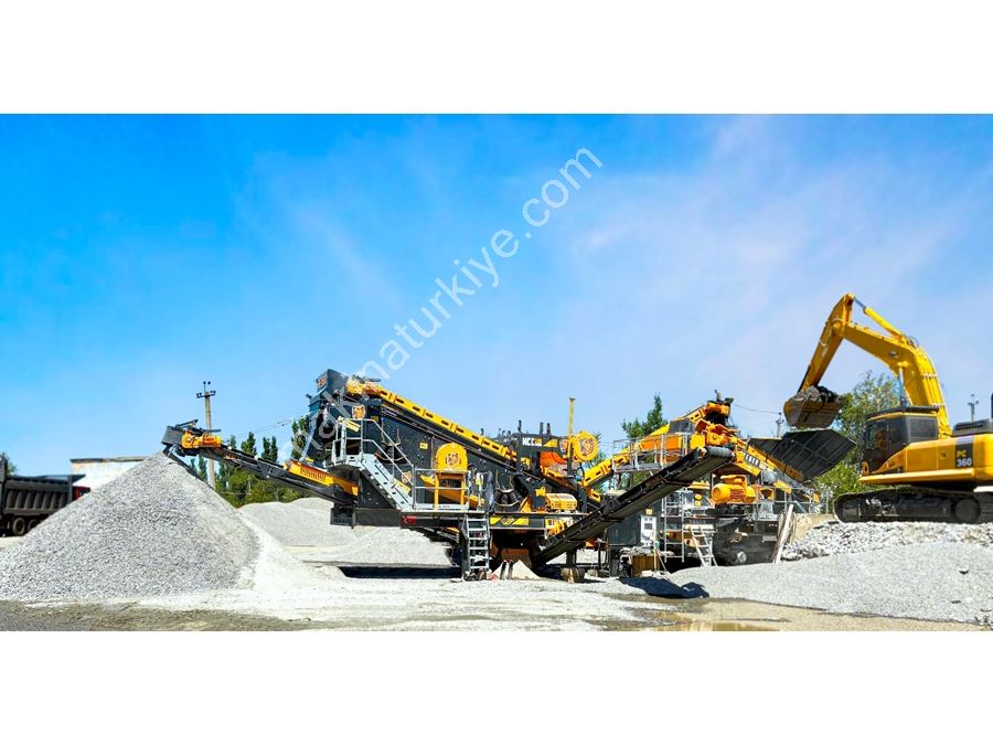 220-340 Ton / Hour Mobile Cone Crushing Plant