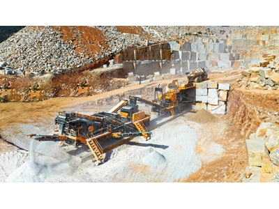 130-300 Ton/Stunde Mobile Hartgesteinsbrech- und Siebanlage - 2