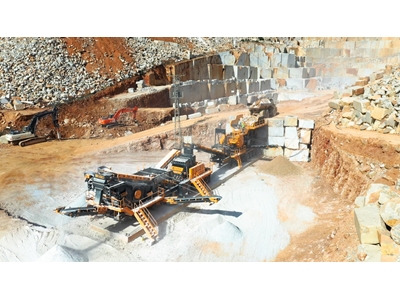 130-300 Ton/Stunde Mobile Hartgesteinsbrech- und Siebanlage - 5