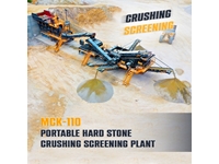 Mck-110 Mobıle Crushıng & Screenıng Plant For Hardstone - 8