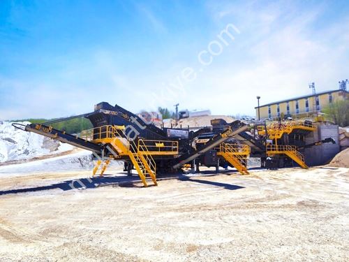 Mck-110 Mobıle Crushıng & Screenıng Plant For Hardstone