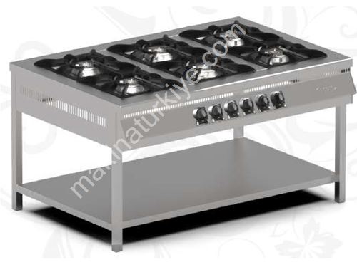 Cuisinière à gaz avec base étagée de 150X65x85 mm