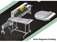 120 Packungen/Minute, halbautomatische Magazinzuführung - 0