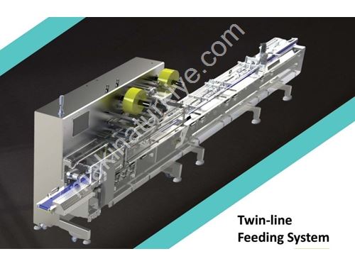 Twin-Line Besleme Yatay Paketleme Makinası