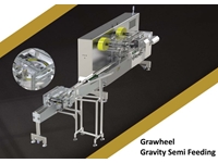 200 Packs/Minute Grawheel Gravity Semi Feeding - 0