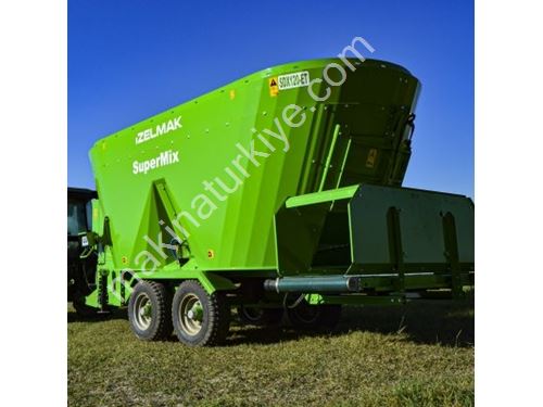 12 M³ Double Auger Vertical Feed Mixer Machine