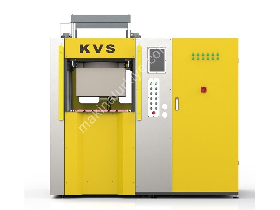100-1000 Ton Vakumlu Kauçuk Vulkanizasyon Makinesi 1-4 Rt