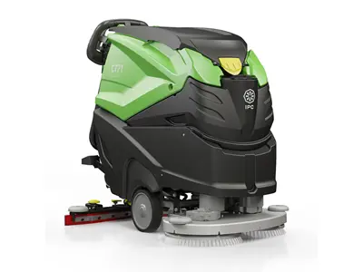 Ipc Ct 71 Bt 70 Walking Motorized 70 Lt Battery-operated Floor Scrubber – 70 Cm Double Brush Version
