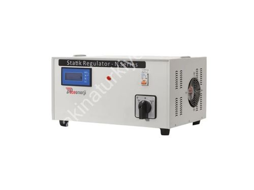 1-200 KVA Mikroişlemci Kontrollü Tek Fazlı Servo Statik Voltaj Regülatörü
