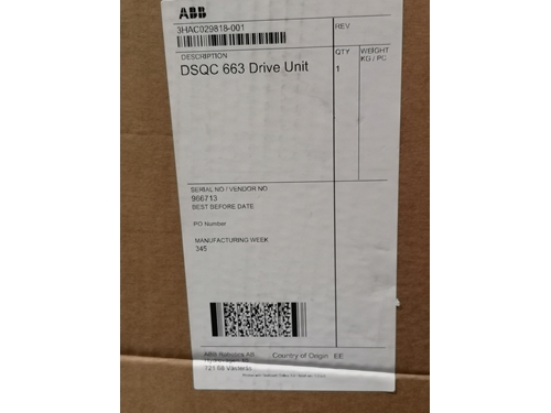 DSQC 663 Drive Unit Robot Sürücü