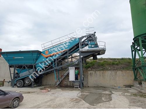 30 m3 Mobile Concrete Plant 