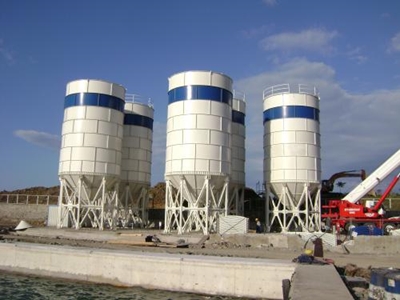 Silo à ciment de 500 tonnes - 0