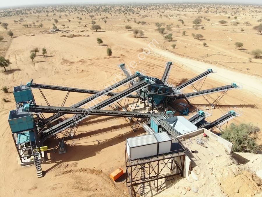 1.000 Ton Kapasiteli Sabit Taş Kırma Eleme Tesisi